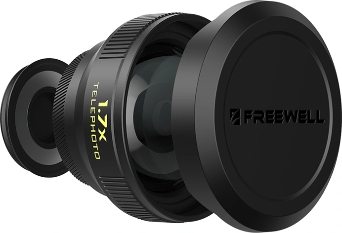 Freewell teleobjektiv 1,7× til smartphone med 17 mm montering