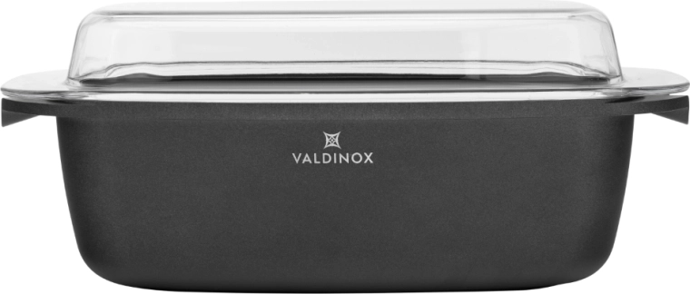 VALDINOX Expert rektangulær stegegryde med låg 32 × 21 cm
