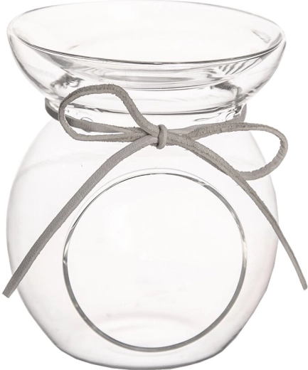 Aromalampe i klart glas 8 × 8 × 9,5 cm