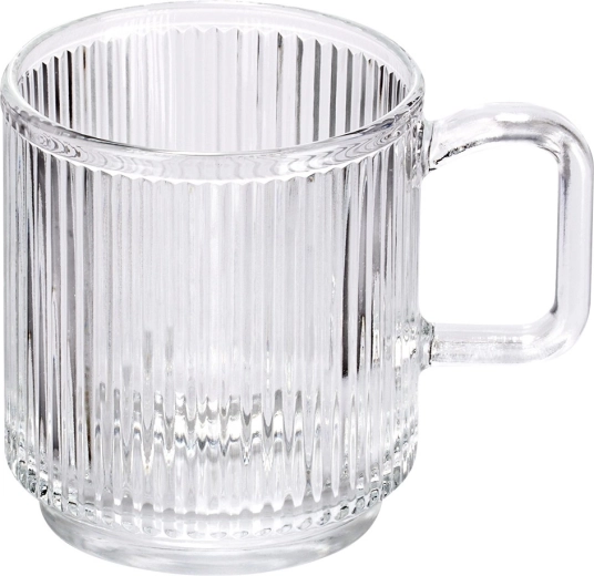 Stilfuldt rillet glas for bedre greb