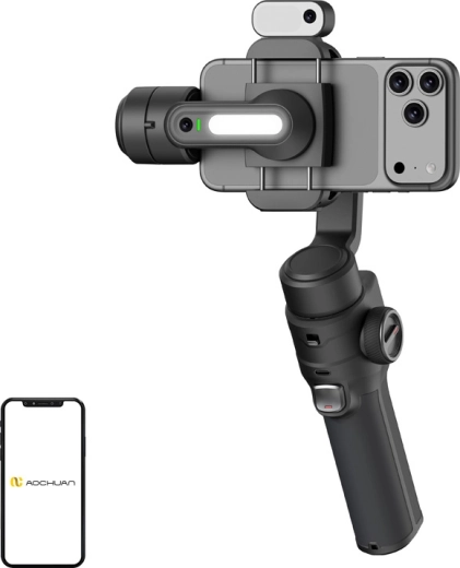 Stabilisator AOCHUAN Smart S3 med AI-sensor (sort)