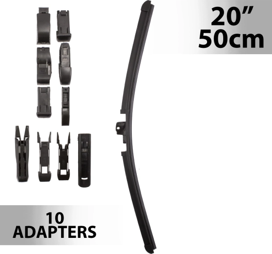 Visker Carguard 50 cm med 10 adaptere