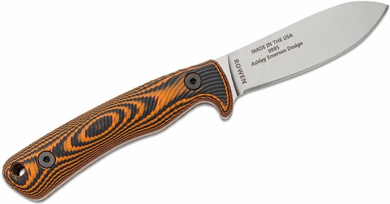Premium CPM S35VN-klinge med stonewash-finish