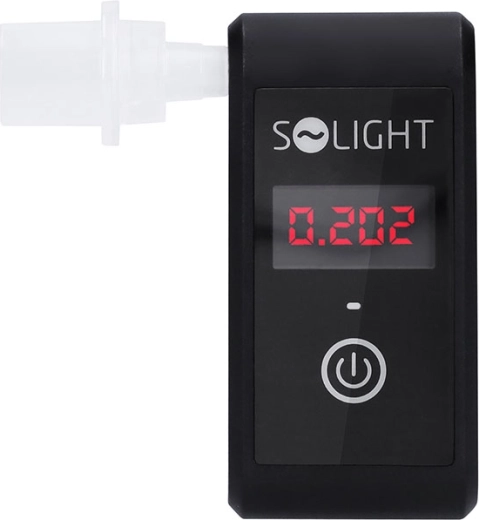 Solight mini alkoholtester med elektro-kemisk Fuel Cell-sensor