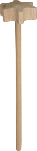 Køkkenpisker af bøgetræ 25 cm