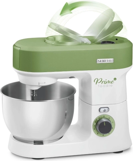 Kraftig køkkenmaskine til dej og piskning