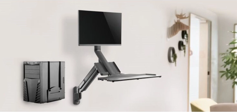 Komplet vægmonteret arbejdsstation