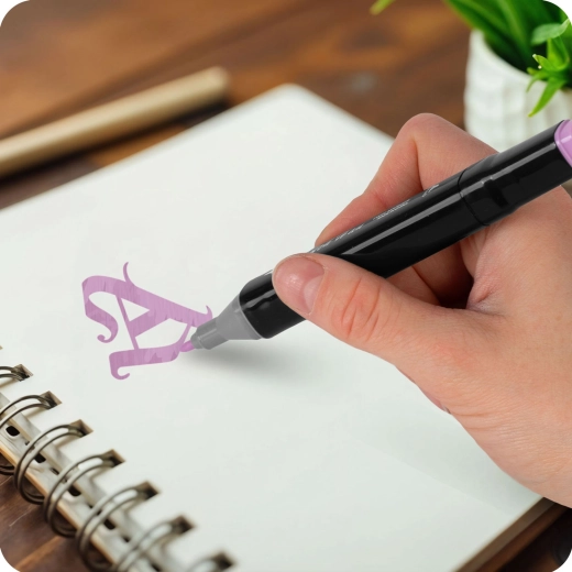 Jævn blækflow til kalligrafi og lettering