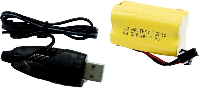 Genopladeligt batteri og USB-opladning