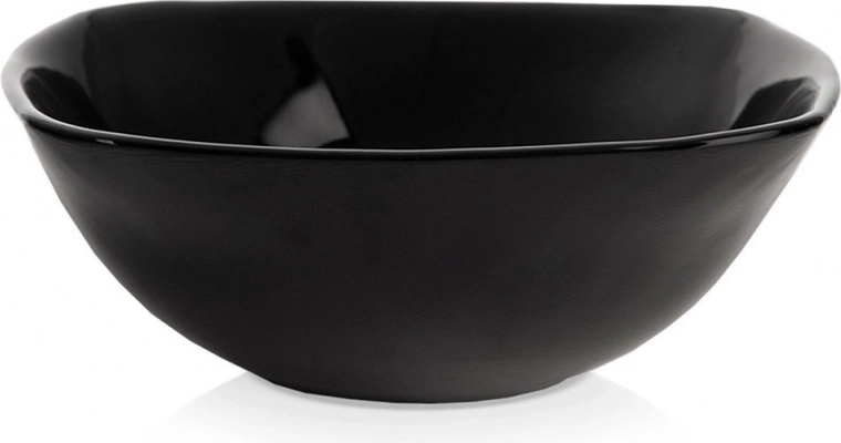 Glas skål LUNA 190 ml sort 11,5 cm