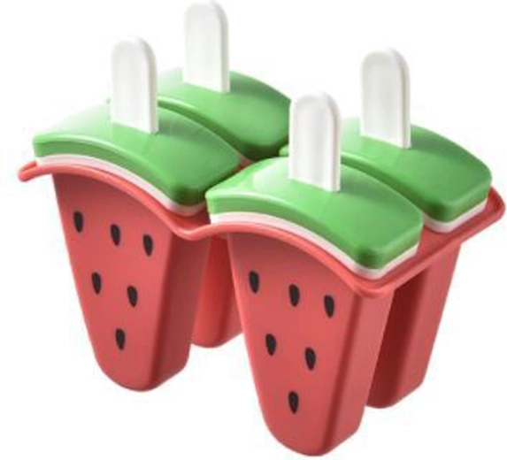 Isform Melon, plast, sæt med 4 stk