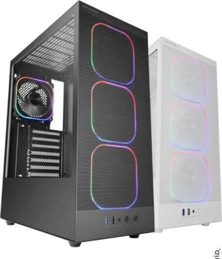 Maksimalt airflow takket være mesh-fronten