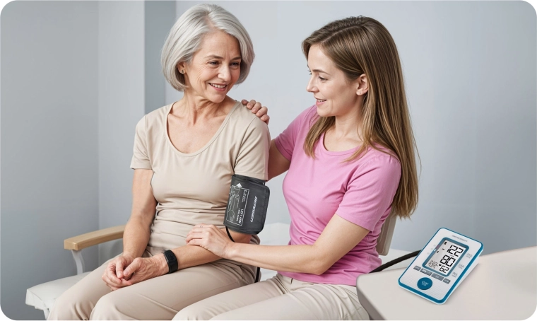 Hukommelse til 120 målinger og opdelt i 4 grupper