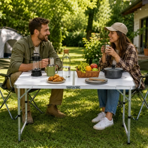 Ideelt til camping, picnic og have