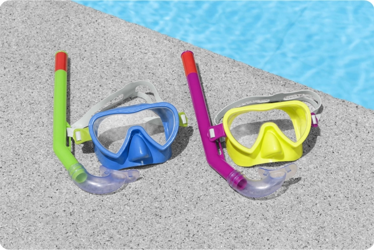 Ergonomisk snorkel for let vejrtrækning