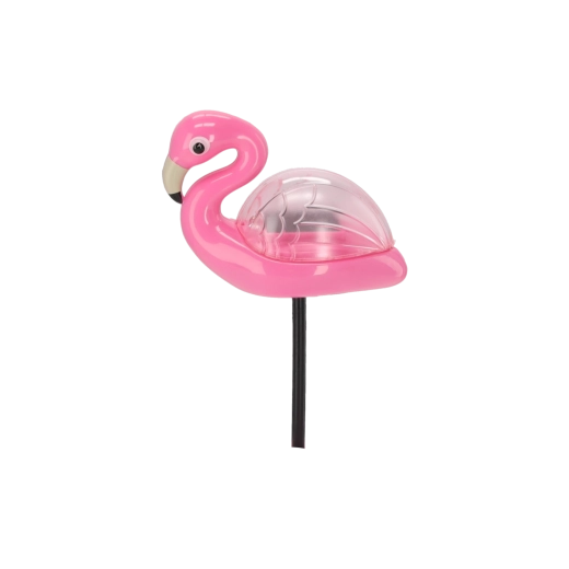 Legesygt design af lyserød flamingo