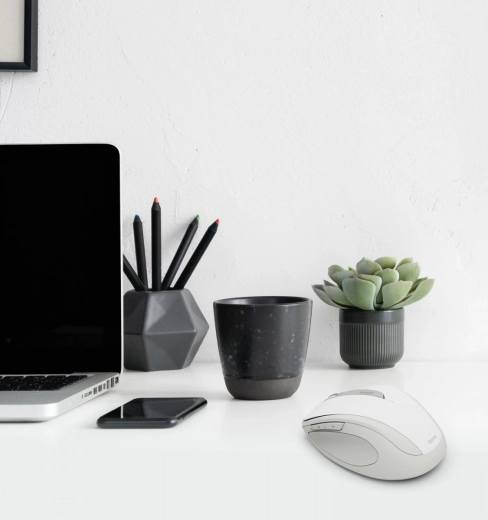 Ergonomisk form og 6 knapper