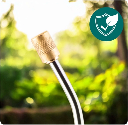 Messingdyse til præcis sprøjtning