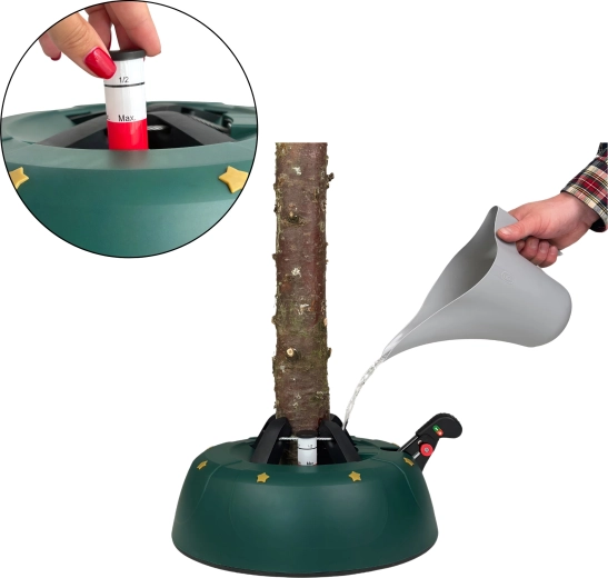 Friskt træ takket være 2 l beholder med indikator