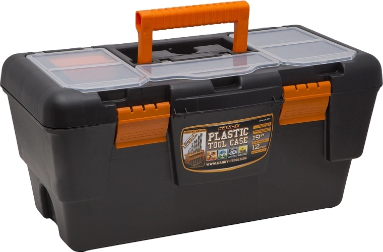 Plastikkuffert til værktøj, 19"