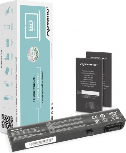 Batteri til bærbare MSI CX62/GE62/GE72/GL72/PE70 4400 mAh (48 Wh) Movano