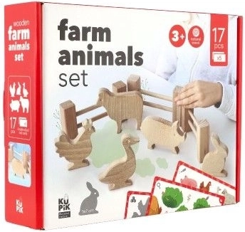 Kreativ gård med 17 trædele