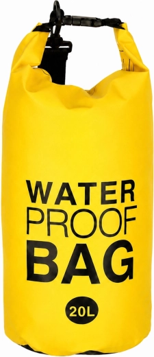 Vandtæt vandafvisende dry bag 20 l til kajak, SUP og rejser