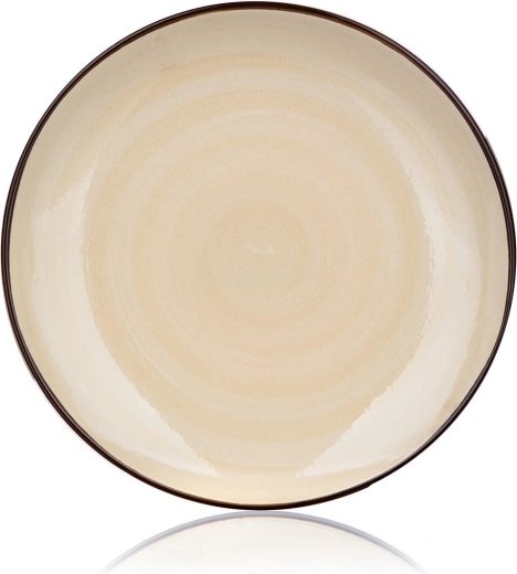 Elegant design med cremefarvet glasur