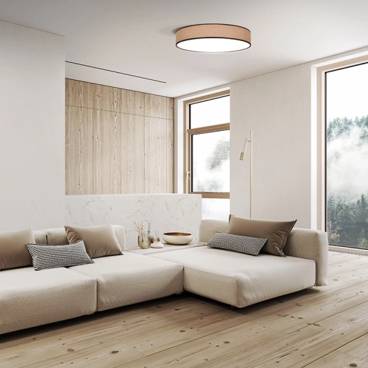 Hyggeligt design med dekor i naturlig jute