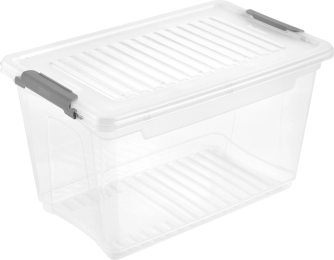 Plast opbevaringsboks med låg Leonie 5,4 l