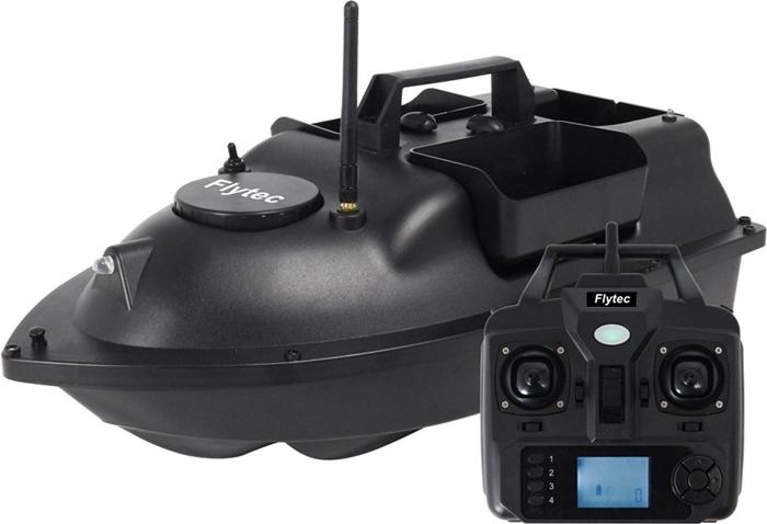 Flytec V010 smart foderbåd med GPS (sort)