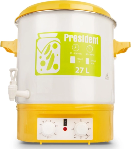 President elektrisk henkogningsgryde 27 l med tap