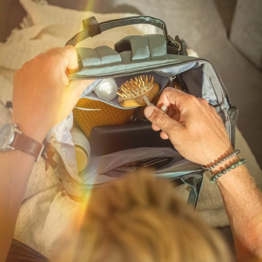 Smart organisering med termolommer og lomme til våde ting