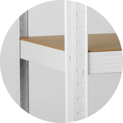 Justerbar hyldehøjde for hver 40 mm