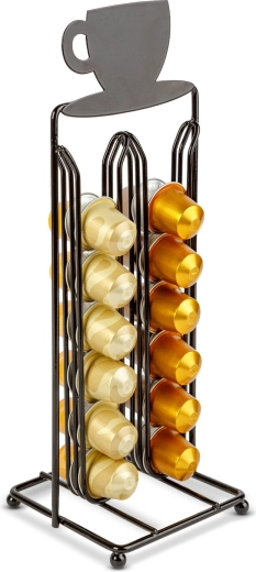 Metalstativ til Nespresso-kapsler til op til 28 kapsler