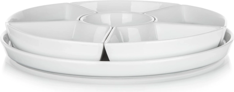 Elegant hvidt porcelæn