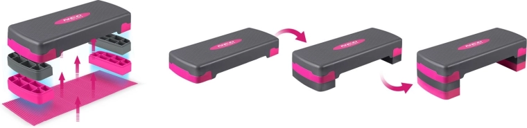 Justerbar højde i 3 trin