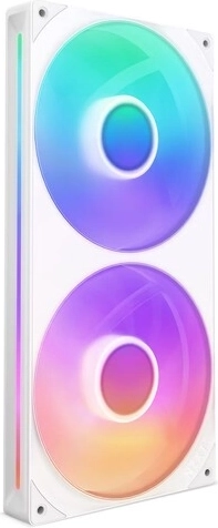 Dobbelt 280 mm RGB-blæser NZXT F RGB Core PWM – hvid