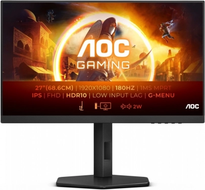 Gaming skærm 27 tommer IPS 180Hz med HDMI og pivot