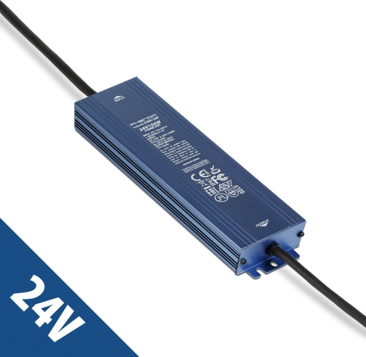 Stabiliseret netstrømforsyning 24 V DC 150 W IP67