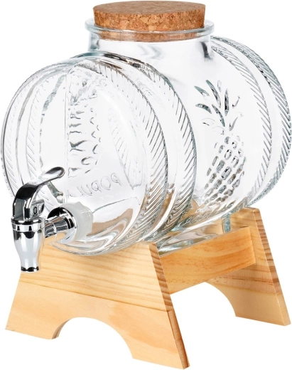 Bekvem skænkning takket være hane og stand