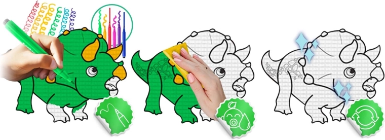 Tegn, tør af og tegn igen – uendelig sjov uden rod