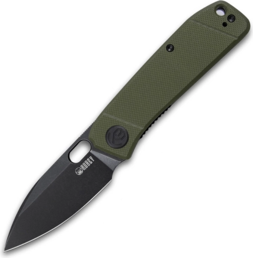 Kubey Hyde KU2104B foldekniv 7,5 cm, sort/grøn, G10