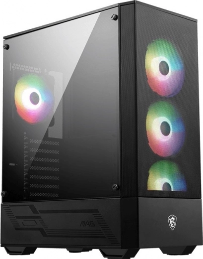 Computerkabinet MAG Forge 112R med ARGB-blæsere og hærdet glas