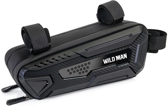 Wildman cykeltaske til stel med telefonholder M40 sort