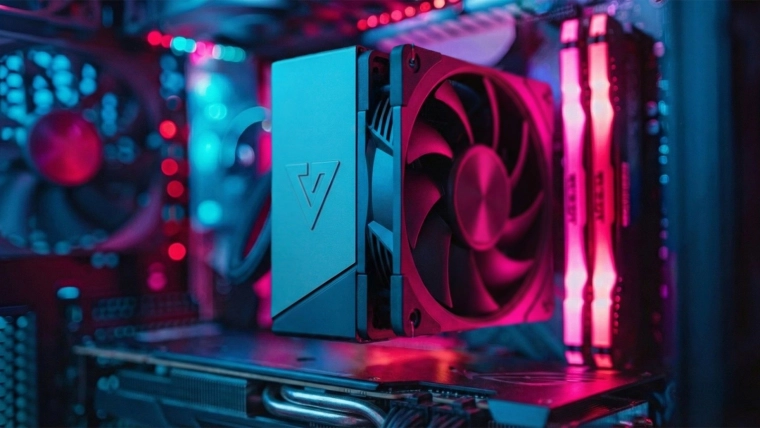 LCD-display: CPU-temperatur og omdrejninger lige for øjnene