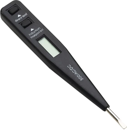 Solight spændingstester med LCD 12–230 V