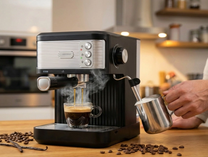 Cremede mælke­drikke takket være dampspidsen