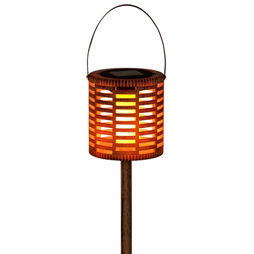 Magisk stemning i varm hvid med flammeeffekt