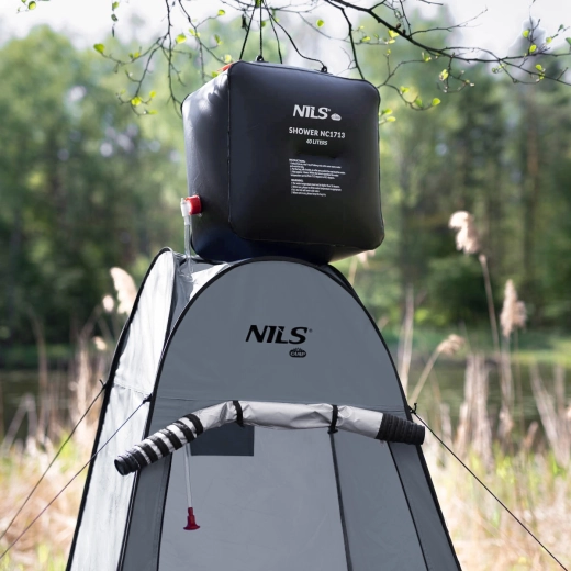 Klar til udendørs brusebad